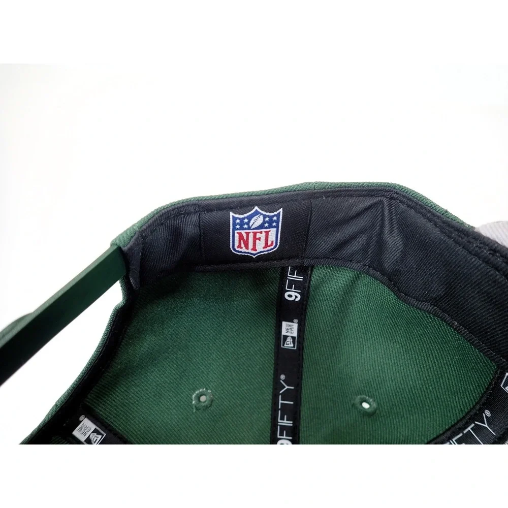 New Era 9FIFTY Green Bay Packers Snapback‎ Hat NFL Green Gold Flat Bill